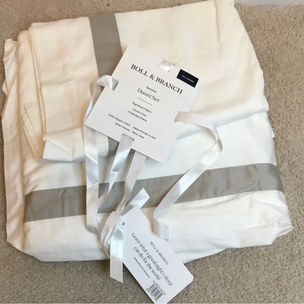 Boll & Branch Duvet Set